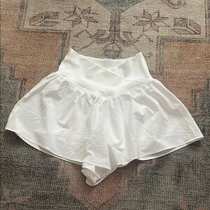 aerie White Athletic Shorts